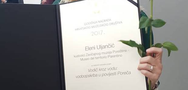 Elena Uljančić iz porečkog muzeja dobitnica Godišnje nagrade HMD-a